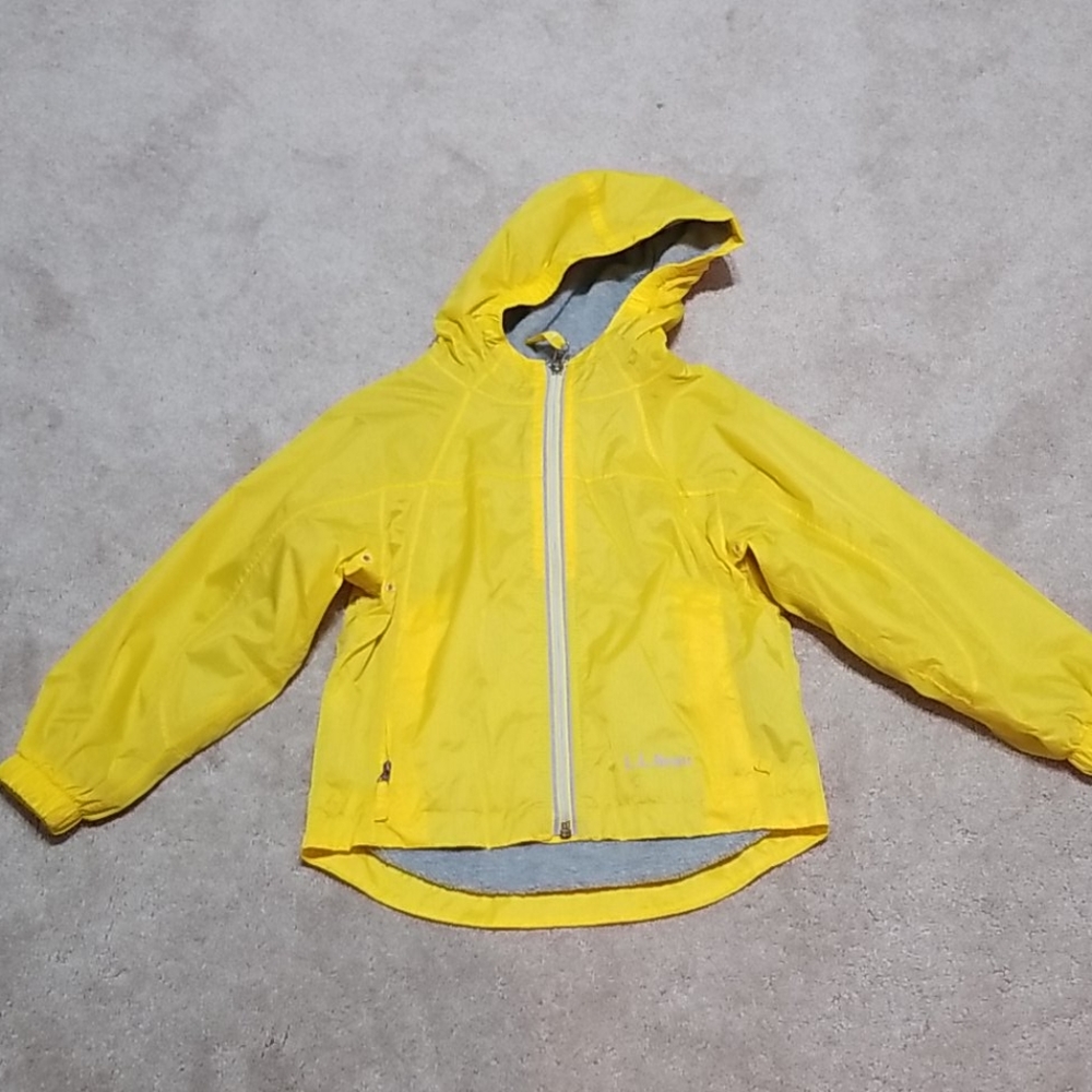 L.L. Bean Yellow Raincoat Jacket